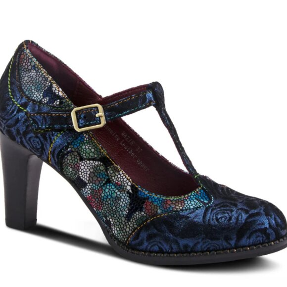 L'Artiste Mazie Heels - Blue - Size 39 - Picture 2 of 6